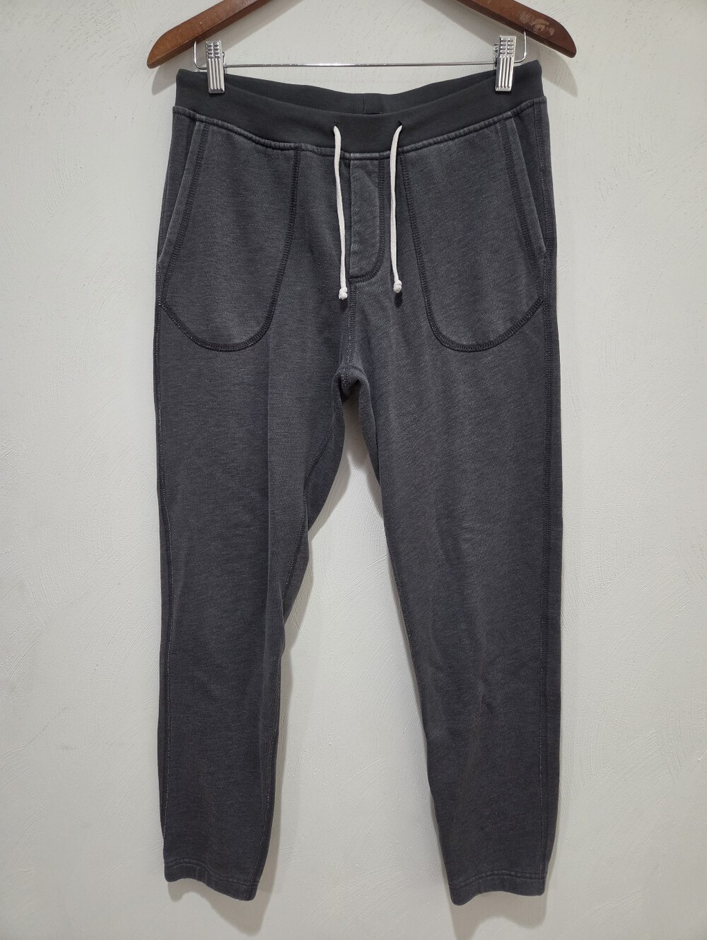 Mens J Crew Factory Gray Fleece Sweatpants Size XS